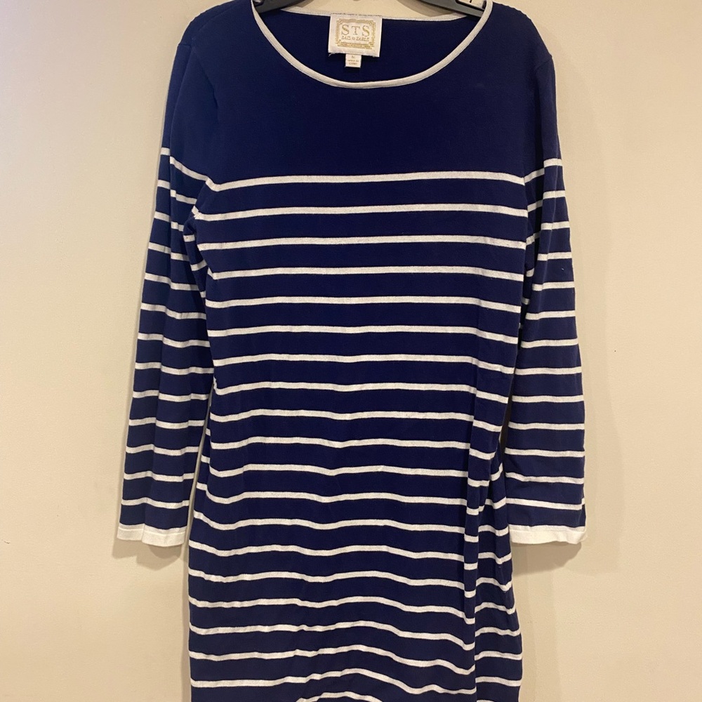 Sail to Sable Navy and White Dress